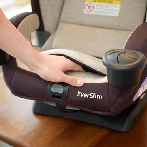 Safety 1st Everslim DLX All-in-One Convertible Car Seat, 4 Modes of use: Rear-Facing, Forward-Facing (22–65 lbs), Belt-Positioning Booster (40–100 lbs), Backless Booster (40–100 lbs), Dunes Edge