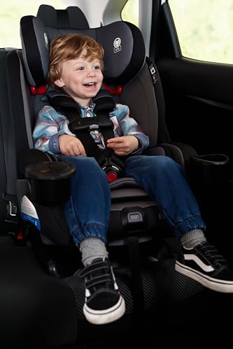 Safety 1st Everslim DLX All-in-One Convertible Car Seat, 4 Modes of use: Rear-Facing, Forward-Facing (22–65 lbs), Belt-Positioning Booster (40–100 lbs), Backless Booster (40–100 lbs), Dunes Edge