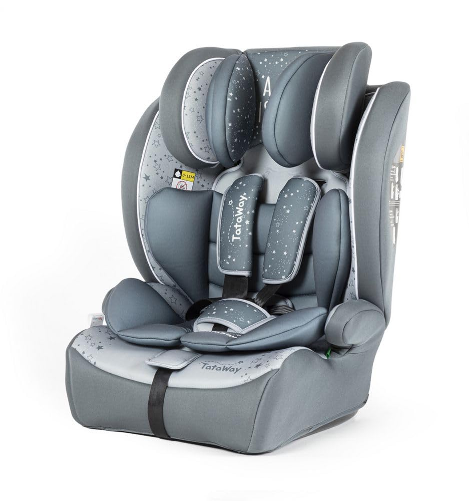 Tataway - Disney Children's Car Seat | I-Size R129 Safety Standard | Adjustable Headrest for Growth | Mickey, Minnie, Design | 76-150 cm, Polyester