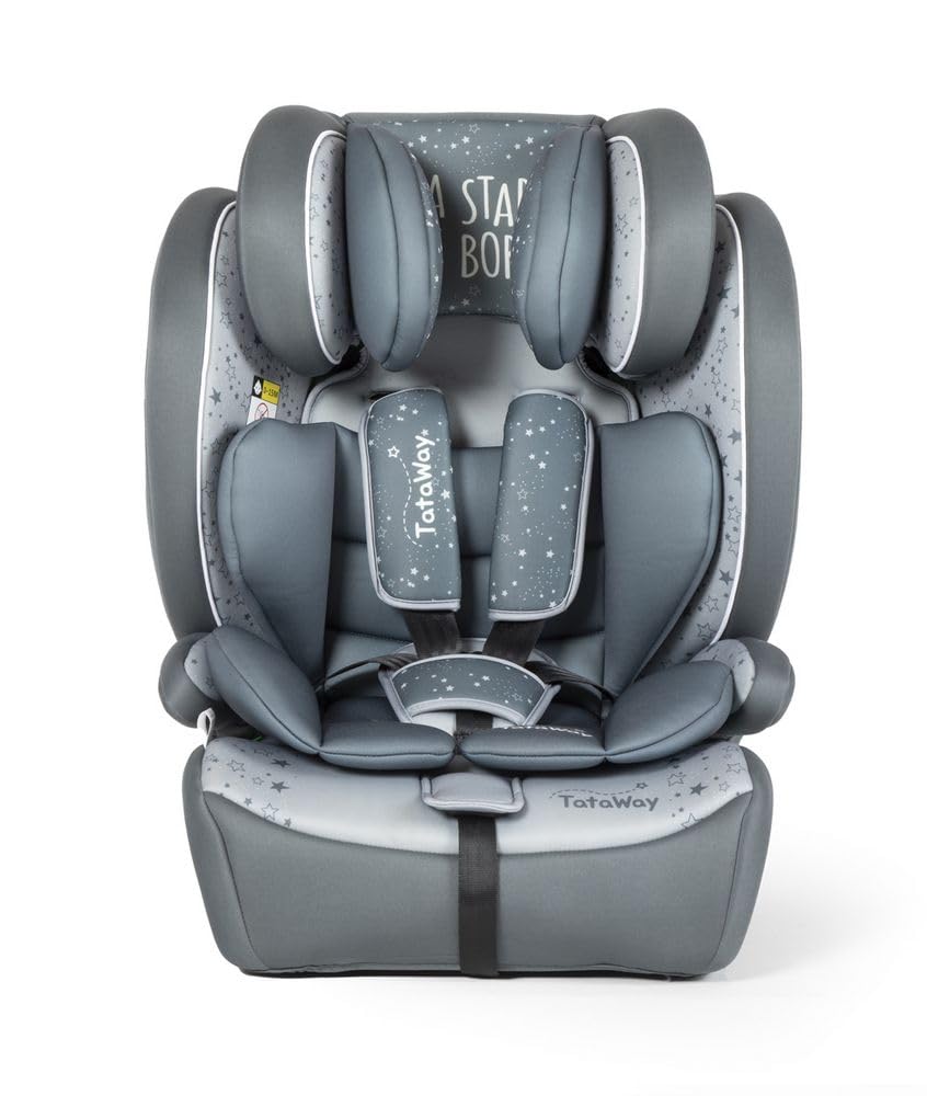 Tataway - Disney Children's Car Seat | I-Size R129 Safety Standard | Adjustable Headrest for Growth | Mickey, Minnie, Design | 76-150 cm, Polyester