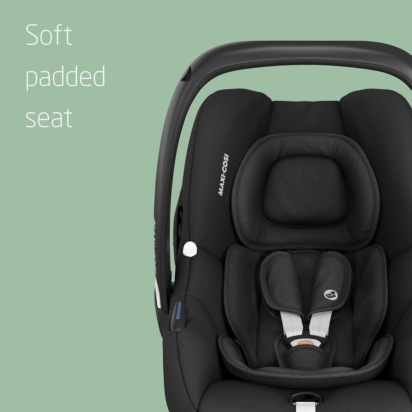 Maxi-Cosi CabrioFix i-Size Baby Car Seat, CabrioFix i-Size ISOFIX Base Bundle - Group 0+ Car Seat, Fits Most Maxi-Cosi Strollers, 0-12 Months, 40-75 cm + CabrioFix i-Size Base, Essential Black