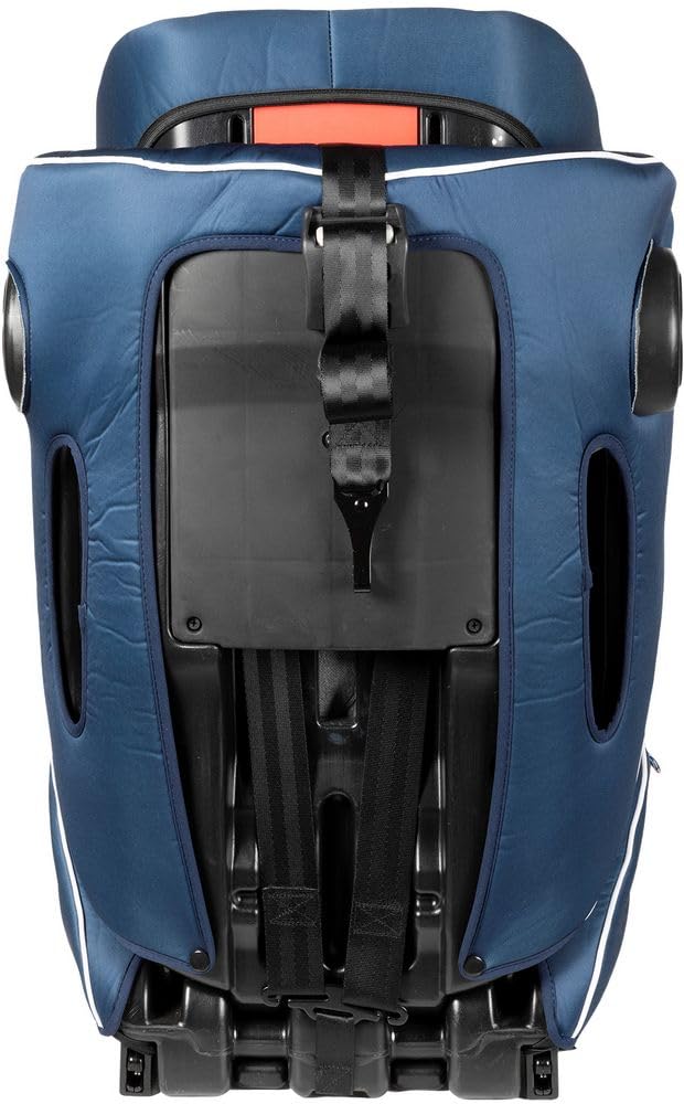 Disney Mickey Mouse Car Seat with ISOFIX Attachment for Child Safety with Height from 30 to 59 Inches with Mickey Mouse, Minnie, Donald, Pluto and Goofy Graphics on Blue Background