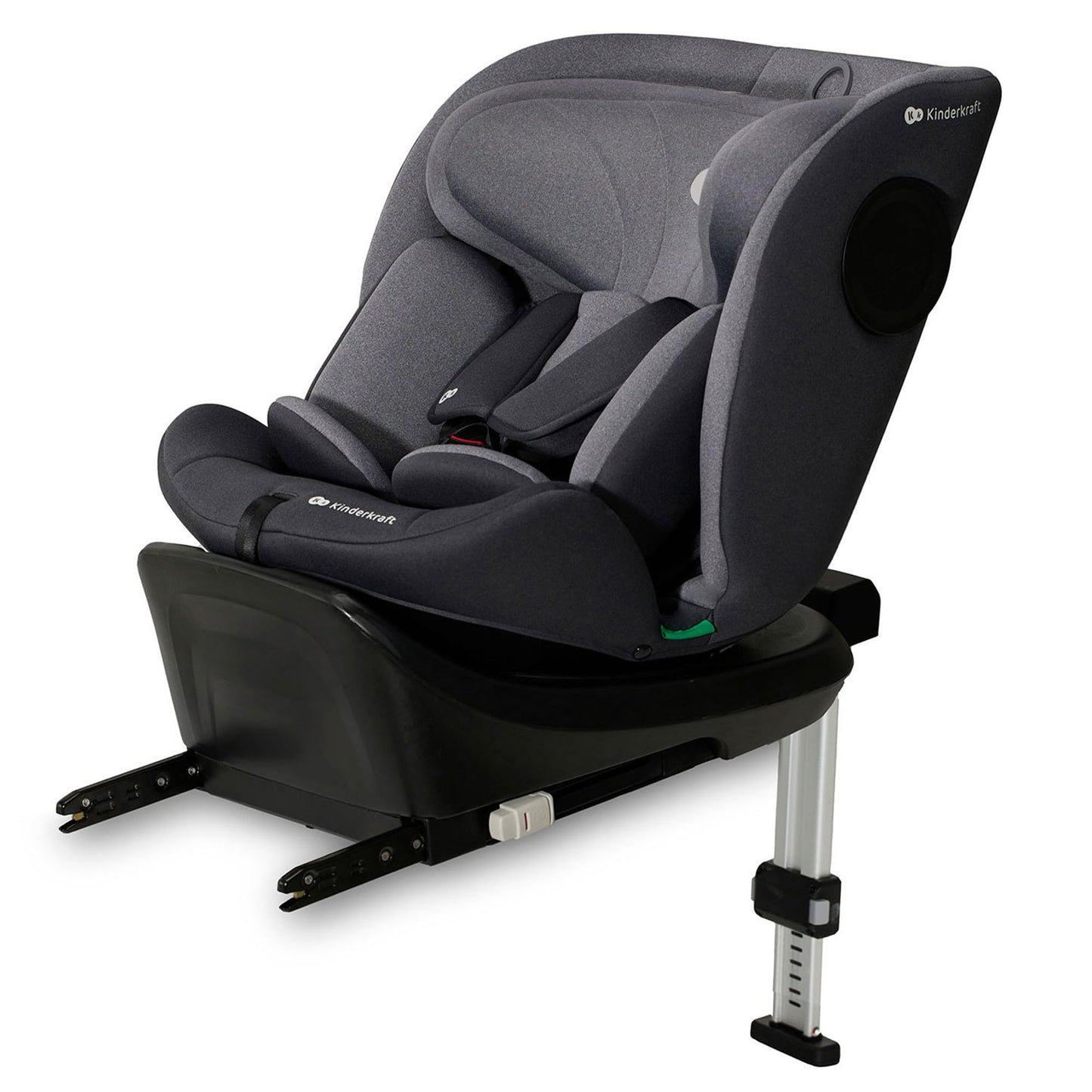 Kinderkraft I-360 Baby Car Seat, I-Size 40-150 cm, 0 to 36 kg, Gray