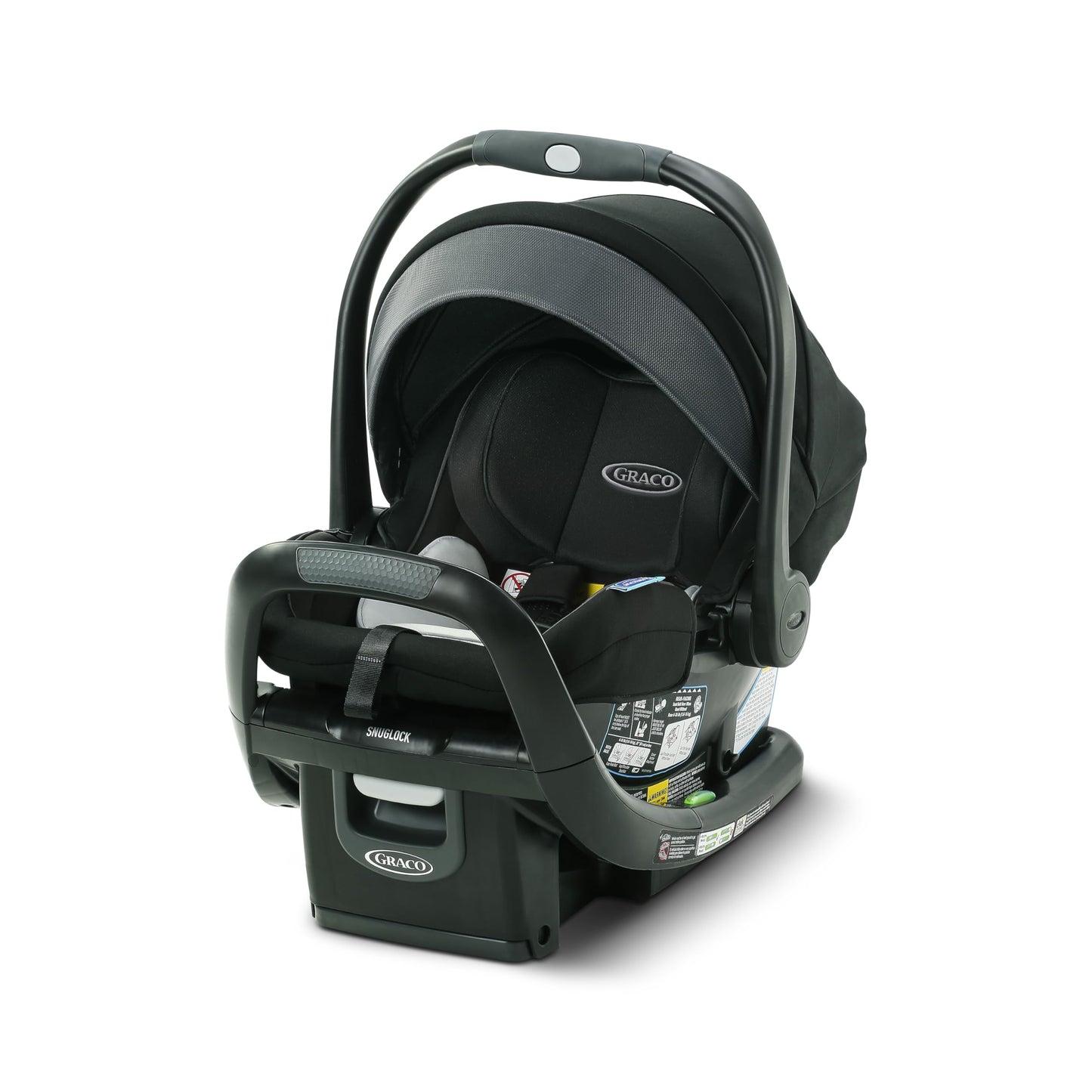 GRACO, SnugFit 35 DLX Infant Car Seat Baby Car Seat with Anti Rebound Bar, Spencer, 27.5x17.5x25.5 Inch (Pack of 1)