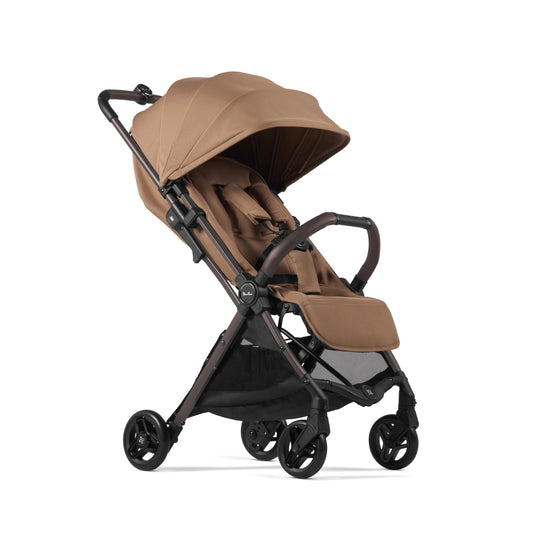 Silver Cross - Jet 5 Compact Pushchair - Travel Stroller - Foldable & Lightweight Stroller/Travel System - Cabin Size - Car Seat Compatible (Sold Separately) - Newborn to 4 Years - Cinnamon