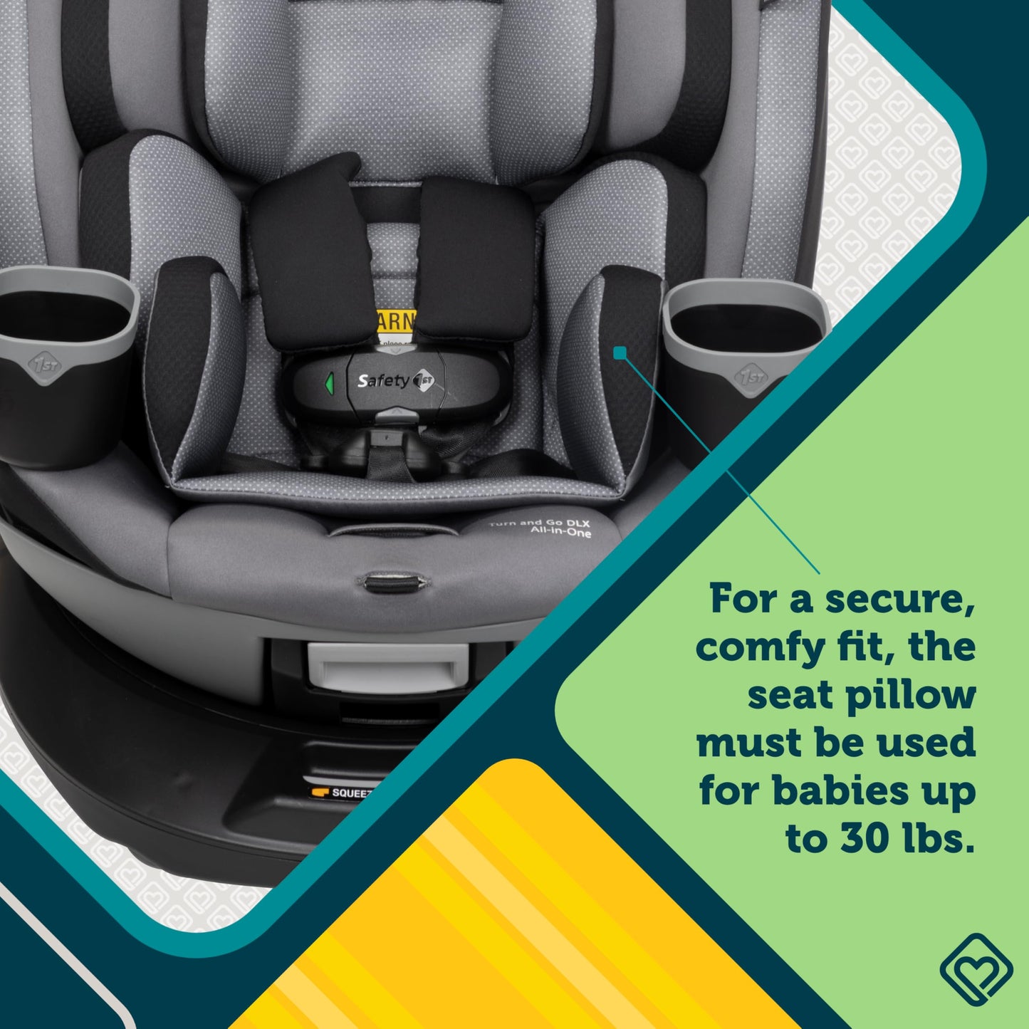Safety 1st Turn and Go DLX 360° Rotating Convertible Car Seat in Dunes Edge
