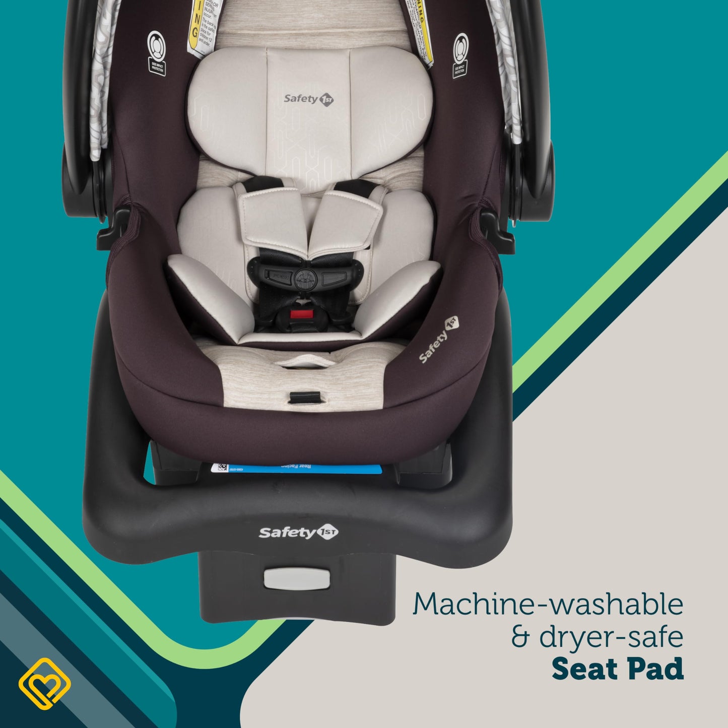 Safety 1st Deluxe Grow and Go Flex 8-in-1 Travel System, 4-35 lbs Weight Capacity, Dunes Edge